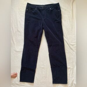 Calvin Klein Jeans Navy Corduroy Trousers